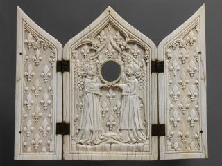 Ogee-shaped triptych, 1 register (Front)
