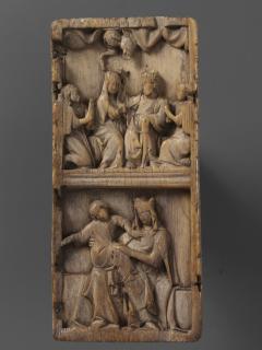 Panel (centre panel; fragment of a triptych), 2 registers (Front)