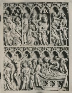 Diptych, 2 registers, 7 arches across (frise d'arcatures; colonnettes) (Wing, right)