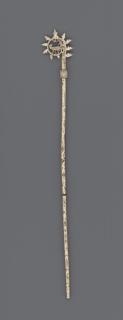 Painted crozier (crosse) (Side)