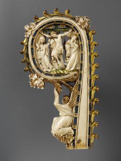 Head of crozier, band of rosettes (décor de roses; crosse); known as the Soltykoff Crozier (Side 1)