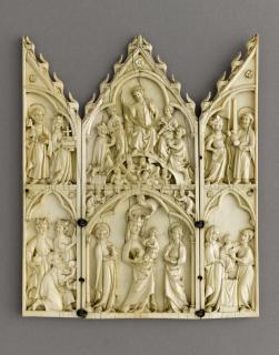Gabled triptych, 2 registers (Front)