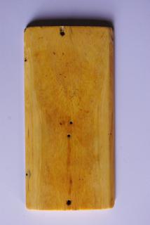 Wing, left (fragment of a diptych), 2 registers (Back)