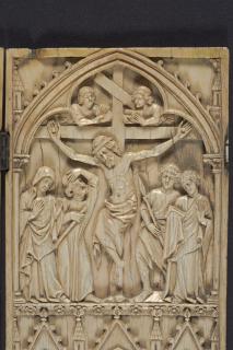 Triptych, 2 registers, with arches (frise d'arcatures) (Detail, front)