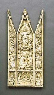 Gabled triptych, 2 registers (Front)