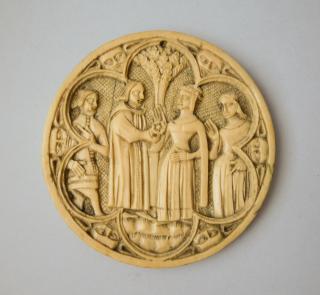 Mirror case, frame of 6 lobes (valve de miroir) (Front)