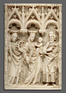 Panel, 1 register, 3 arches across (plaquette; frise d'arcatures) (Front)