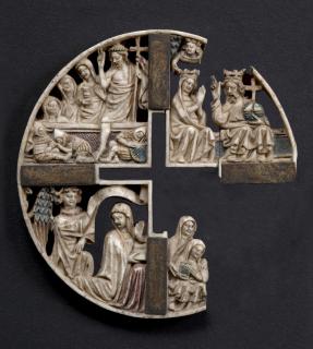 Openwork reliquary medallion (médaillon reliquaire ajouré) (Front)