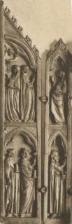 Gabled polyptych (tabernacle) (Wings, left)