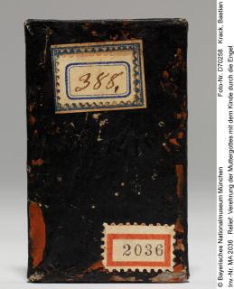 Openwork panel, 1 register (plaque ajourée) (Back)