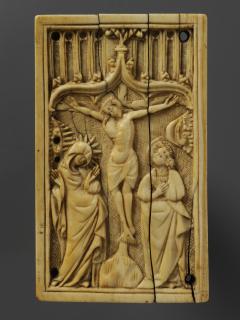 Panel (frament of a casket), 1 register, 1 ogee arch across (plaquette) (Front)