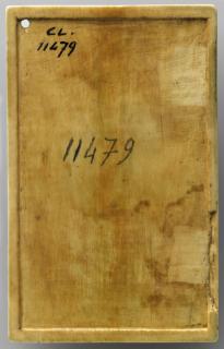 Writing tablet, 1 register, 3 arches across (plaquette; frise d'arcatures) (Back)