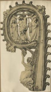 Head of crozier, band of rosettes (décor de roses; crosse); known as the Soltykoff Crozier (Side 1)
