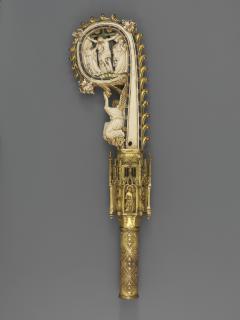 Head of crozier, band of rosettes (décor de roses; crosse); known as the Soltykoff Crozier (Side 1)