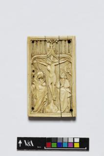 Panel (frament of a casket), 1 register, 1 ogee arch across (plaquette) (Front)