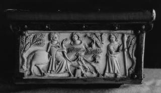 Casket (coffret; frise d'arcatures) (End, right)