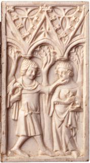 Complete set of 6 writing tablets and 2 covers, with case and stylus (frise d'arcatures; plaquettes; tablettes à écrire) (Tablet 2)