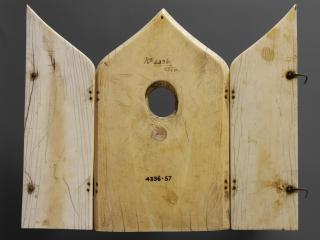 Ogee-shaped triptych, 1 register (Back)