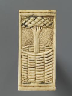 Panel (part of a box), 1 register (boite) (Front)