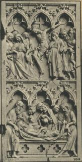 Diptych, 2 registers, 3 arches across (frise d'arcatures) (Wing, right)