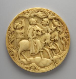 Mirror case, frame of 7 lobes (valve de miroir) (Front)