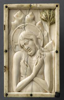 Wing, right (fragment of a diptych), 1 register (plaquette) (Front)