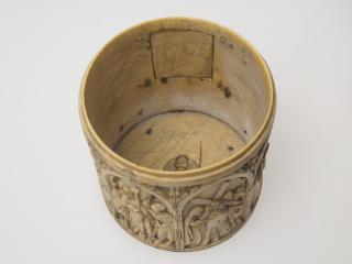 Cylindrical pyxis or reliquary (pyxide; frise d'arcatures) (Interior)