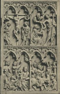 Diptych, 2 registers, 4 arches across (frise d'arcatures, colonnettes) (Wing, right)