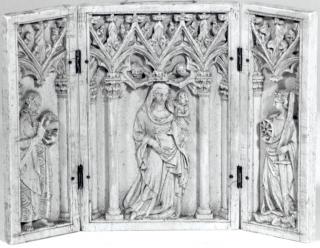 Triptych, 1 register (frise d'arcatures; colonnettes) (Front)