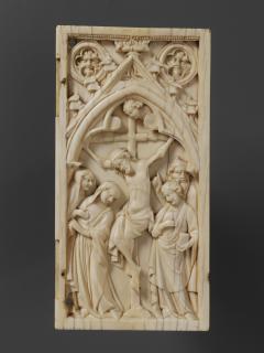 Diptych, 1 register, 1 arch across (plaquette) (Wing, right)