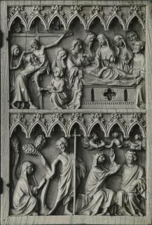 Diptych, 2 registers, 7 arches across (frise d'arcatures) (Wing, right)