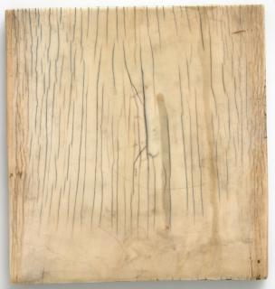 Panel, 1 register, with quatrefoil (quatre-feuilles) (Back)