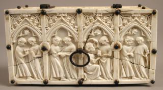 Casket with arches (coffret; frise d'arcatures) (Lid)
