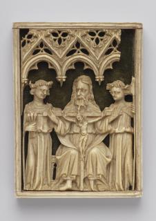 Openwork panel, 1 register, 3 arches across (plaquette ajourée; frise d'arcatures). (Front)