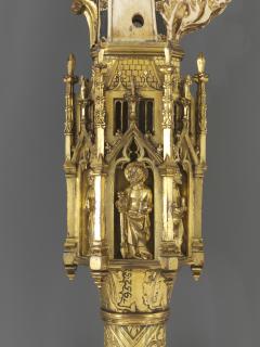 Head of crozier, band of rosettes (décor de roses; crosse); known as the Soltykoff Crozier (Detail, knop)