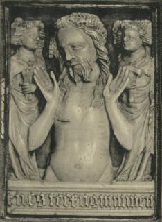 Relief, possibly part of a pax (appliqué; baiser de paix) (Front)
