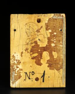 Panel, 1 register (plaquette) (Back)