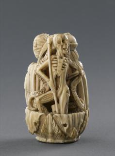 Rosary bead, 2 faces (chapelet) (Side 2)
