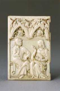 Panel, 1 register, 2 arches across (frise d'arcatures; plaquette) (Front)