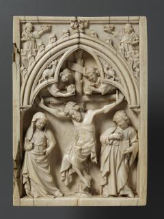 Diptych, 1 register, 1 arch across (plaquettes) (Wing, right)