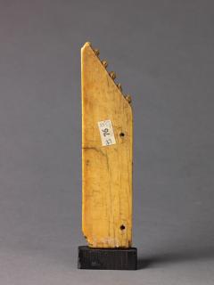 Gabled wing, right (fragment of a polyptych; upper register), 1 register, 1 half arch across (tabernacle) (Back)