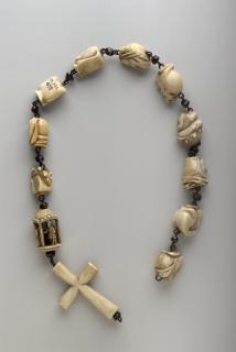 Rosary with 10 beads (chapelet) (Back)