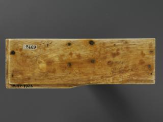 Front panel (fragment of a casket), 1 register, 6 arches across (coffret; frise d'arcatures) (Back)