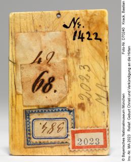 Panel, 1 register, 3 arches across (frise d'arcatures; plaquette) (Back)