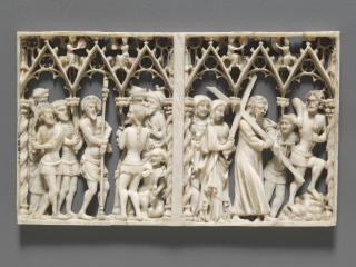 Openwork panels, 4 registers, 3 arches across (plaques ajourées; frise d'arcatures) (Front)