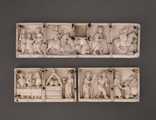 Panels (fragments of a casket; coffret) (Front)