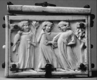 Casket with arches (coffret; frise d'arcatures) (End, right)