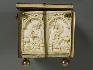 Casket (coffret; frise d'arcatures) (End, right)