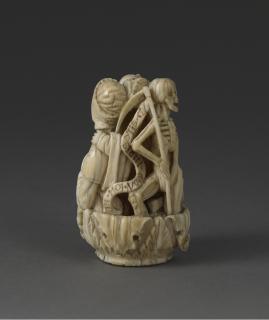 Rosary bead, 2 faces (chapelet)