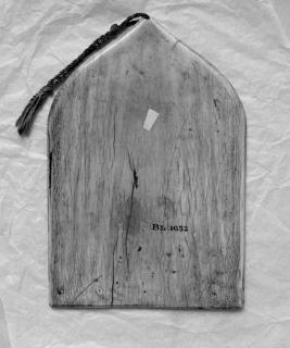 Ogee-shaped panel, 1 register (Back)